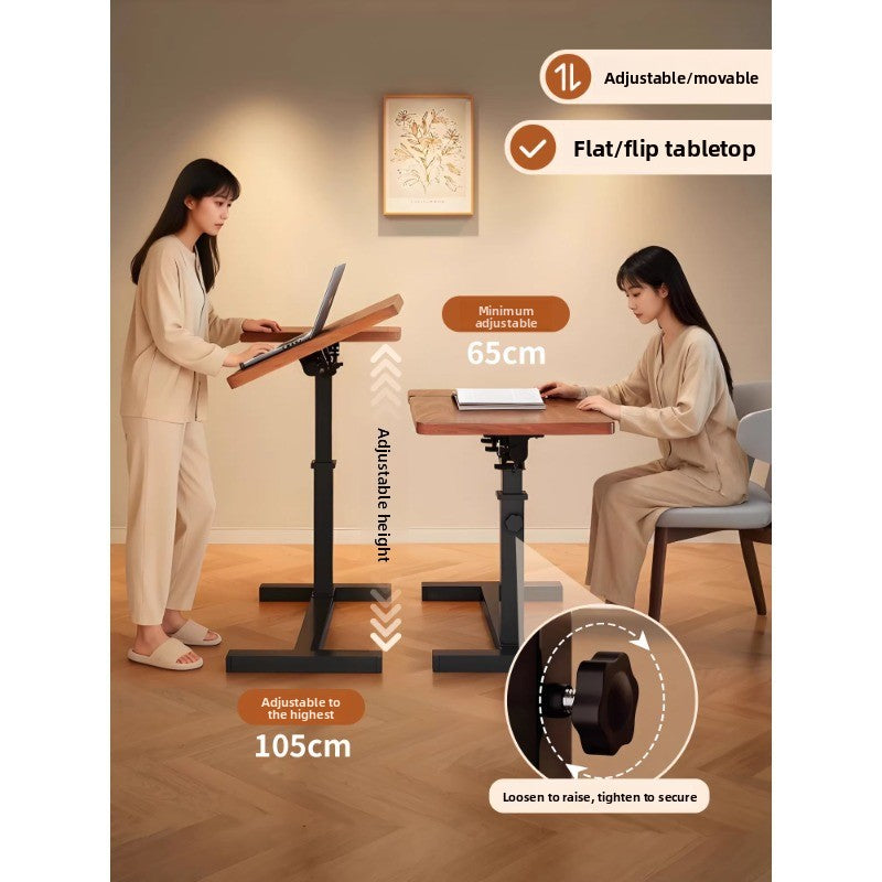 Adjustable Mobile Computer Desk with Foldable Design