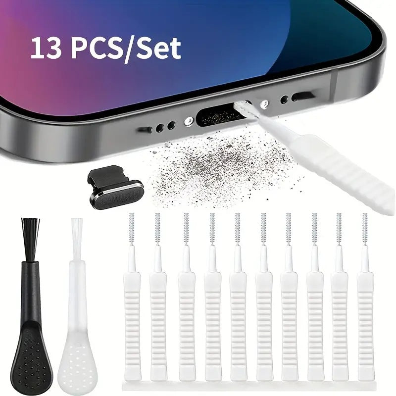 Mobile phone charging interface cleaning kit
