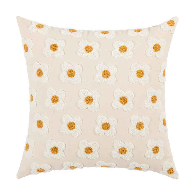 Nordic Embroidered Throw Pillow Cushion for Sofa